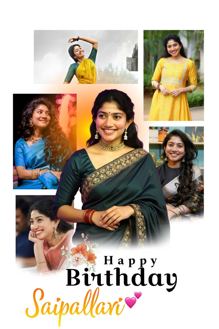 Birthday Collage Poster Prompt for a premium celebrity-style birthday collage design