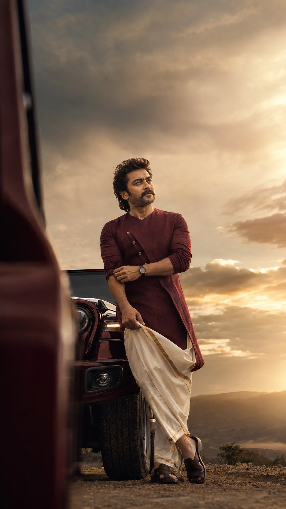 Cinematic Lifestyle Portrait featuring a premium editorial outdoor composition.